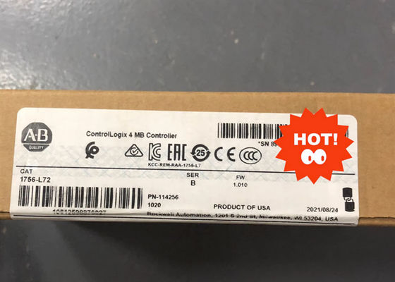 Controlador programável da lógica do processador L72 de Allen Bradley 1756