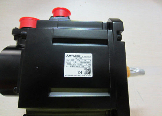 Servo motor da C.A. de HF-103T Mitsubishi Industial sem codificador 1KW 3AC 125V 5.3A 3000r/min