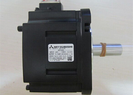 Motor elétrico servo 0.5KW de HF53S Mitsubishi 3 motores industriais 3AC 128V 2.9A da fase NOVOS