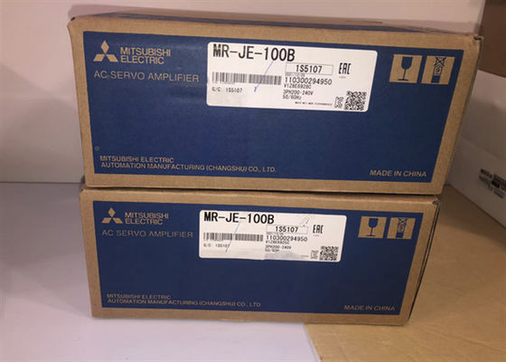 Amplificador servo MR-JE MELSERVO MR-JE da C.A. de MR-JE-100B Mitsubishi