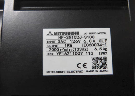 Servo motor industrial de HG-SN102J-S100 Mitsubishi Electric