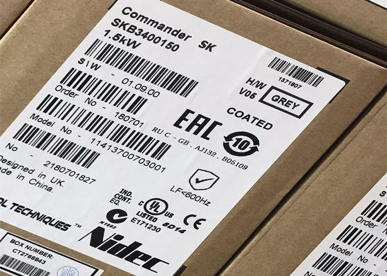 C.A. 3PH 3.8A da movimentação 380-480V do inversor do comandante SK 1.5kW das técnicas de controle SKB3400150 de Nidec