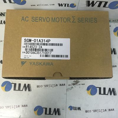 Servos motores de robô industrial de SGM-01A314P, servo motor pequeno Yaskawa da C.A.