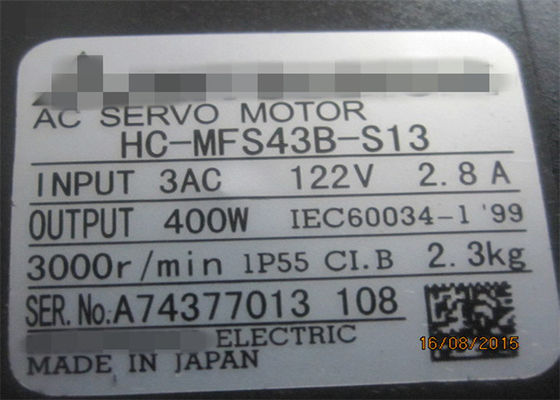 Poder industrial 400KW do servo motor HC-MFS43-S13 HC-MFS43B-S13 da C.A. de MITSUBISHI