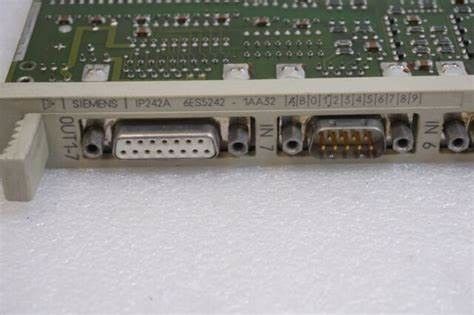 Módulo contrário de 6ES5242-1AA32 SIEMENS SIMATIC S5, de IP 242A para a detecção e Pre-processamento
