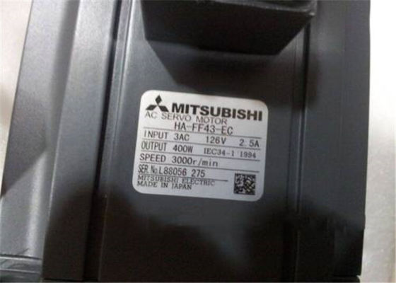 Servo motor HA-FF43-EC 400W 126V 2.5A 3000r/min da C.A. de Mitsubishi MELSERVO