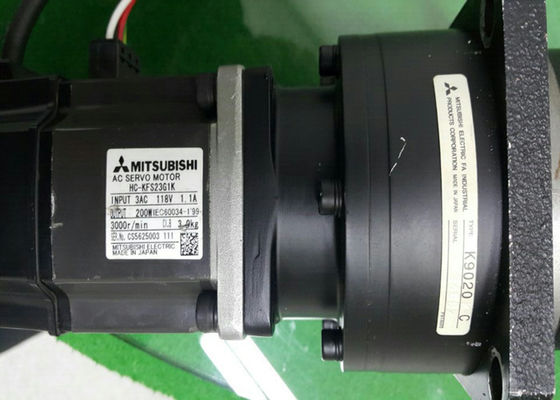 Servo motor industrial HC-KFS23G1K da C.A. de Mitsubishi 200W com engrenagem K9020C ou K9012C NOVO