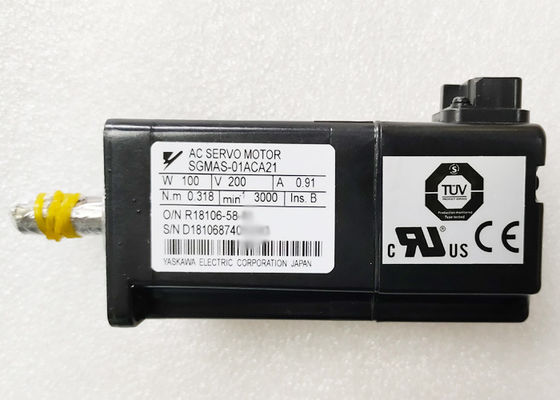 Servo motor SGMAS01ACA21 0.91Amp 200Vac R/Min3000 da C.A. SGMAS-01ACA21