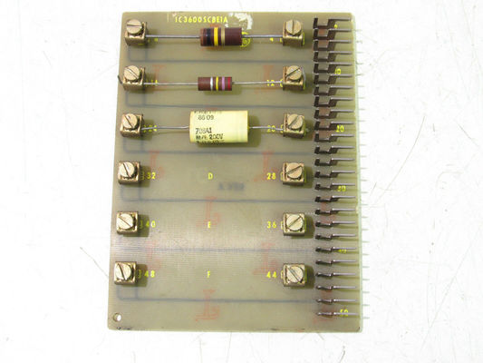 Fanuc IC3600SCBE1 General Electric PCB verde retangular no sistema de controlo da turbina Mark I-II