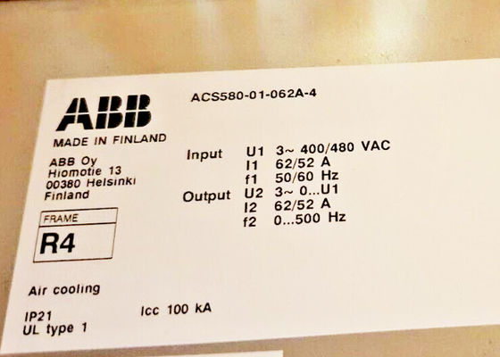 ACS580-01-062A-4 Abb Conversor de Frequência 3AUA0000080498