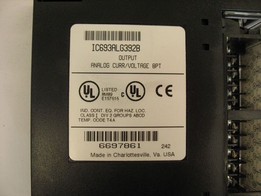 IC693ALG392 GE Fanuc Oito canais de saída de ponta única que fornecem módulo de 0 a +10 volts