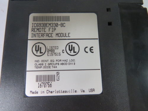 IC693BEM330 GE Fanuc FIP Bus Interface Module Série 90-30 Controlador lógico programável