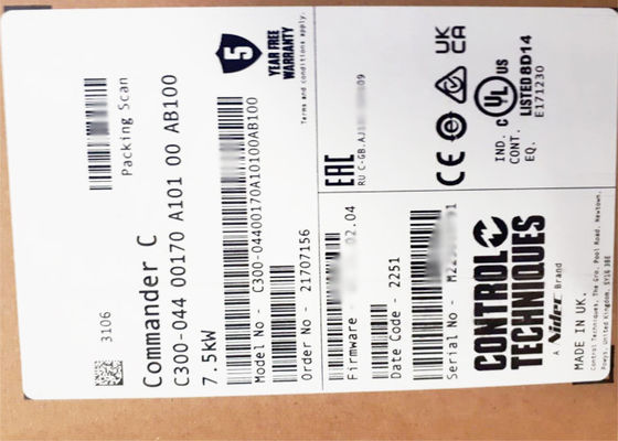 C300-04400170A TECNICAS DE CONTROL 7.5KW 17A Inversor de frequência