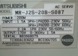 MR-J2S-20B-S087 Mitsubishi Industrial 200W Servo DriveAC Amplificador 170V 360Hz 1.5A