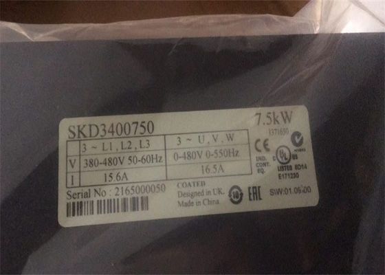 Técnicas de controlo Nidec Inverter CA SKD3400750 Emerson Commander SK 3ph Dispositivo 7,5 kW 380V