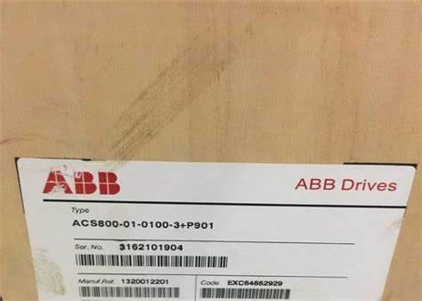 ABB ACS800-01-0135-3+P901 até 200 kW Conversor de frequência de fase única 50 60hz