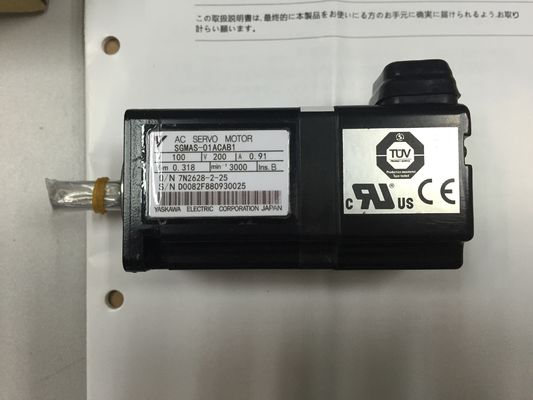 Yaskawa AC Industrial Servo Motor SGMAS-01ACAB1 100W 200V NOVO
