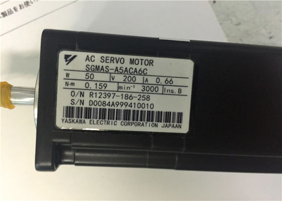 Yaskawa AC Industrial SGMAS-A5ACA6C 50W 200V 3000RPM