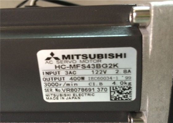 Mitsubishi HC-MFS43BG2 400W 3AC Servomotor HC-MFS43BG2K com engrenagem K9005