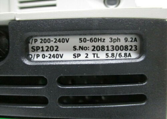 NIDEC Emerson Técnicas de Controle Unidrive SP1202 200VAC Painel de montagem Drive SP2TL 5.8/6.8A
