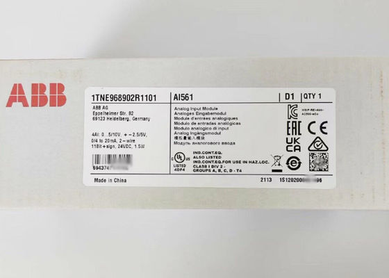 AI561 1TNE968902R1101 Módulo de entrada analógica AC500-ECo Módulo de entrada/saída de PLC