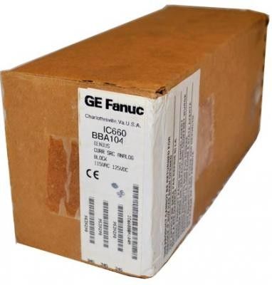 GE IC660BBR101 Voltagem de 115 VAC Circuito de saída Grupo de isolamento é 1500VAC