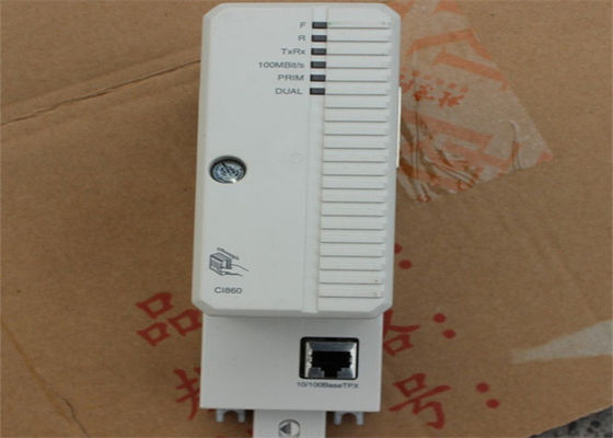 ABB AC800M CI860 Fornecimento de energia Módulo de entrada/saída 3BSE032444R1 CI860K01 FOUNDATION Fieldbus USADO