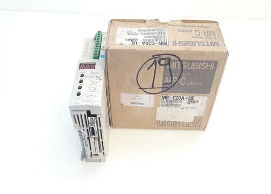 Mitsubishi 3 fase Amplificador Industrial MR-C20A-UE Servo Motor Drive 200W Saída 1.5A 3AC