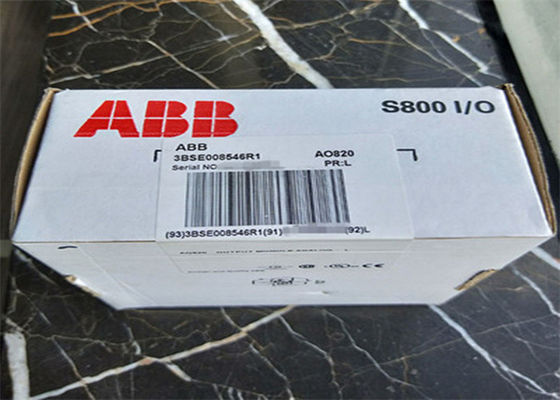 ABB AO820 3BSE008546R1 Módulo de saída analógica AO820 S800 Série Módulo de entrada e saída 4x1 ch