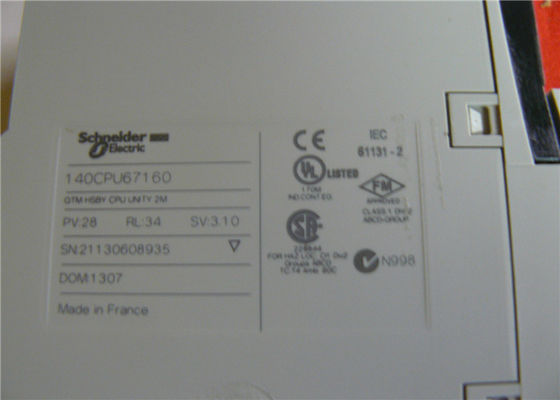 Schneider 140CPU67160S Unity Quantum 67160 CPU Proteção de revestimento CPU de segurança