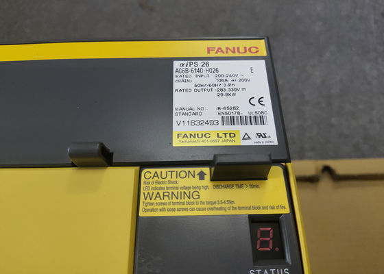 Motorista servo 29.8kw do motor do amplificador de potência A06B-6140-H026 AiPS 26 da C.A. Fanuc LTD