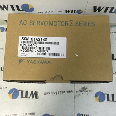 Yaskawa AC Industrial Servo Motor, Servo Motor de Alta Potência SGM-01A314S 100W 200V