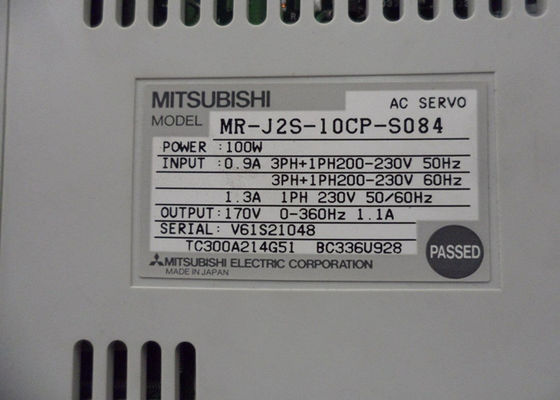 MITSUBISHI Servo Controlador Serial MR-J2S-10CP-S084 3 Fase Servo Motor Industrial