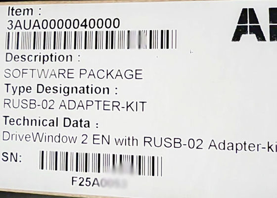 3AUA0000040000 RUSB-02 DriveWindow 2.X EN Ferramenta de depuração Nova na caixa