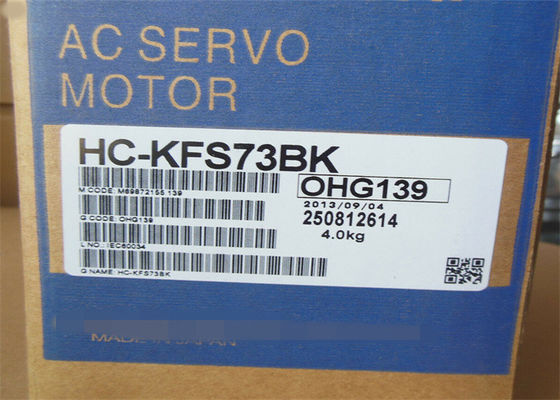Potente Servomotor de Alta Velocidade 0,75 KW Capacidade de Saída HC-KFS73BK / HC-MFS73B