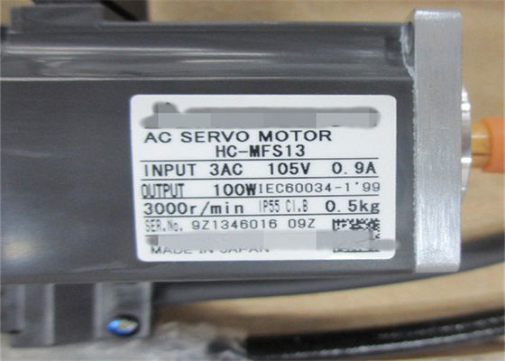 100W Mitsubishi AC Industrial Servo Motor HC-MFS13 / HC-KFS13 Japão Motor