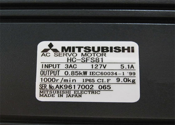 Mitsubishi Industrial Motor HC-SFS81 / HC-SFS81B AC Servo Motor 0,85kw em estoque