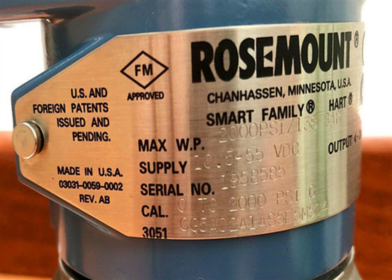 Transmissor de pressão e temperatura Rosemount 3051TG3A2B21A Novo na caixa original