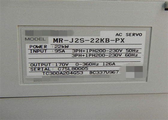 MITSUBISHI 22KW AC Servo Amplificador MR-J2S-22KB-PX 3 Fases Industrial SERVO DRIVE 400V NOVO
