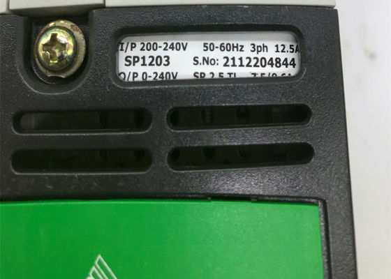 NIDEC EMERSON AC Drive SP1203 TECNICAS DE CONTROLO UNIDRIVE SP2.5TL 200-240V 9.6A 3hp NOVO