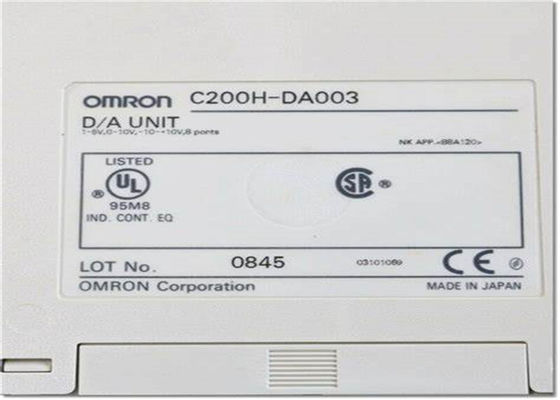 OMRON C200H-DA003 Módulo de saída analógica 1-5V, 0-10V, -10-+10V, 8 portas