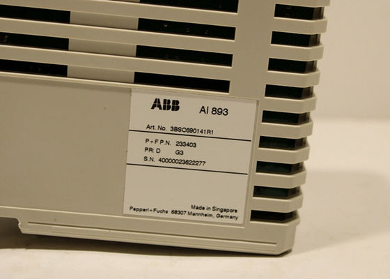 ABB AI893 3BSC690141R1 Módulo I O digital com protecção de segurança intrínseca