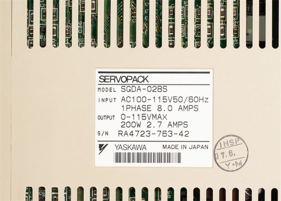 Japão Novo Servo Amplificador Original Yaskawa SGDA-02BS 115V 200W