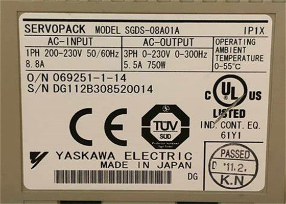 Novíssima Yaskawa SGDS-08A01A Servo Amplificador Servopack 750W 230V