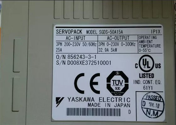 Yaskawa SGDS-50A15A AC Servo Amplificador 200V Voltagem Novo