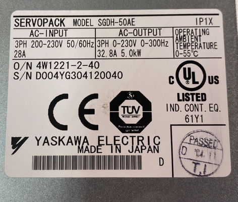 Yaskawa SGDH-50AEY369 S2 AMP 200V 3PH 5 KW 32.8AMP 3FASE 230VAC 50/60HZ Disponível