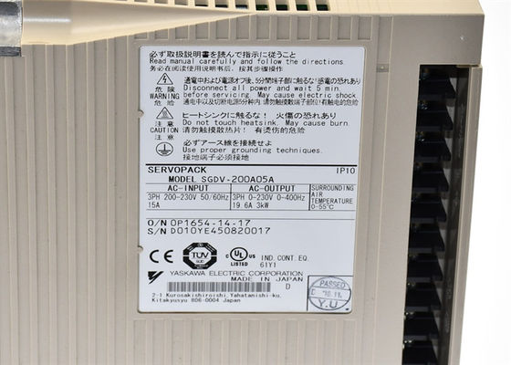 Yaskawa SGDV-200A05A AC Servo Amplificador Novo na caixa original