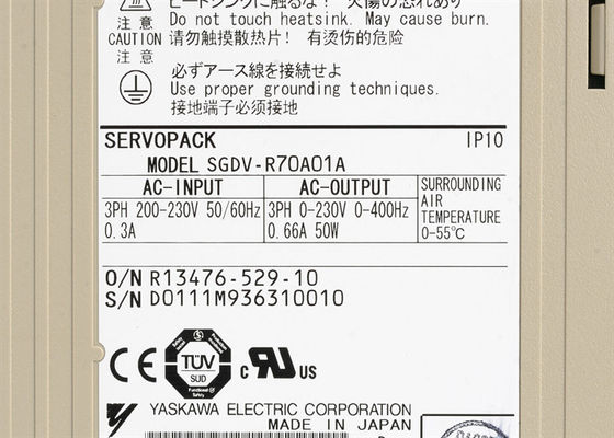 Yaskawa SGDV-R70A01A AC Servo Amplificador 220V Novo Original Em Caixa