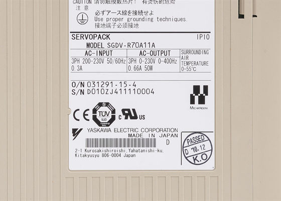 Yasakwa SGDV-R70A11A 200V AC Servo Amplificador Novo Original