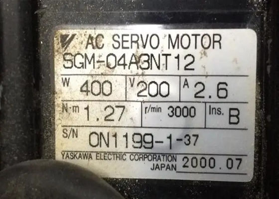 Yaskawa SGM-04A3NT12 Servomotor Industrial Novo em Original